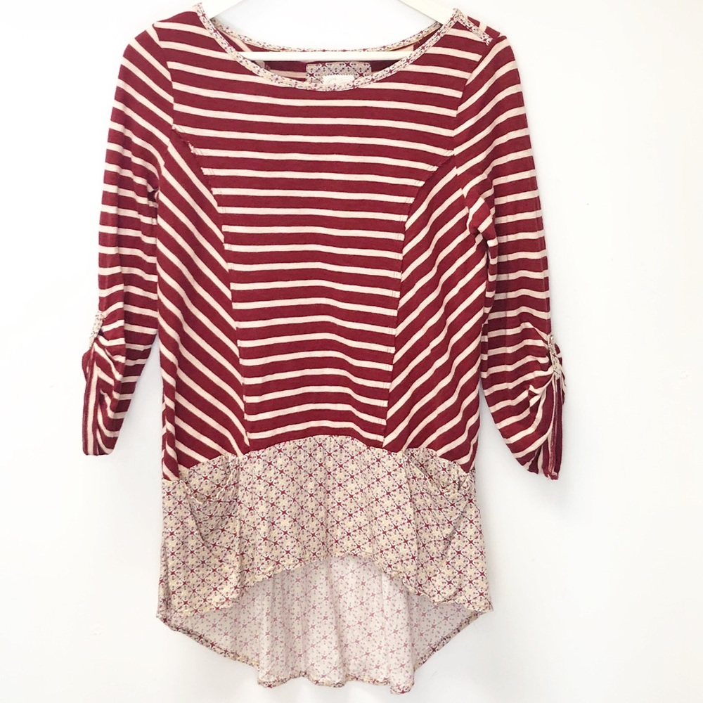 Anthropologie Postmark Long Sleeve Hi-Low Tunic